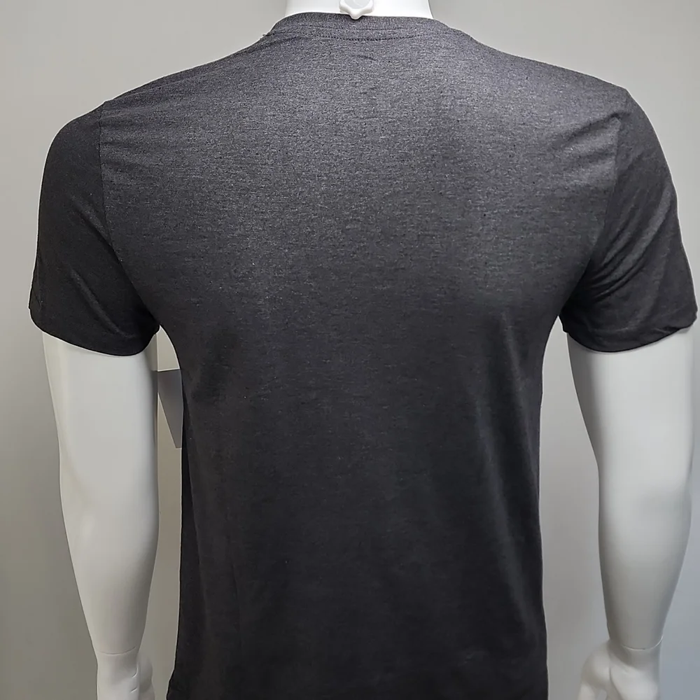 TRUE RELIGION DARK GREY WITH GOLD LOGO TEE SHIRT
